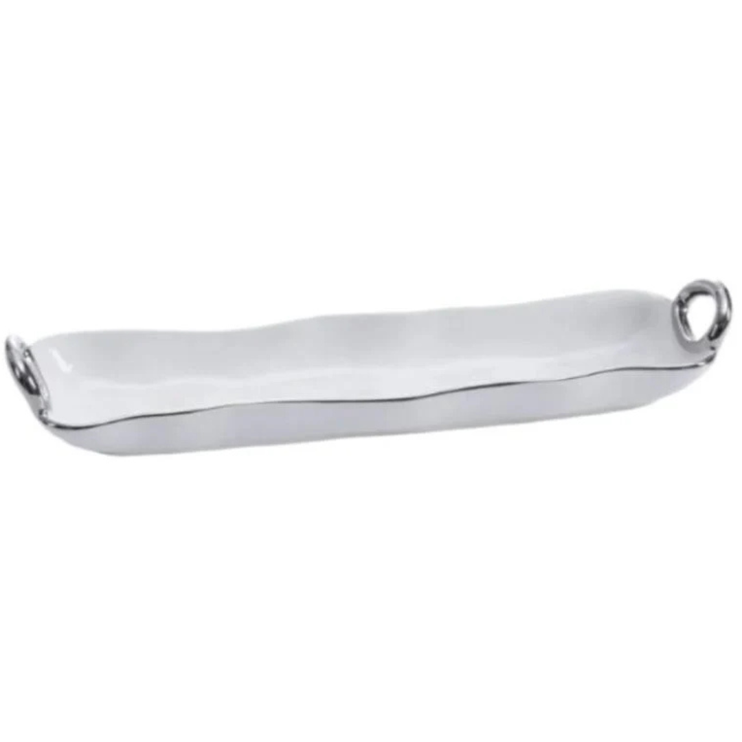 White Long Tray