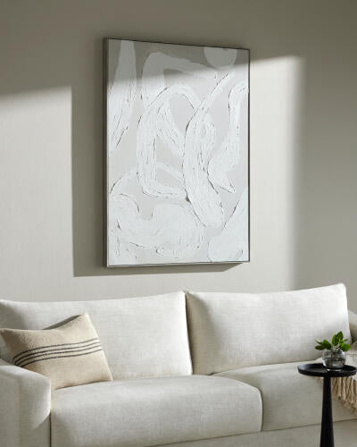 Arjan Framed Art styled in a modern interior