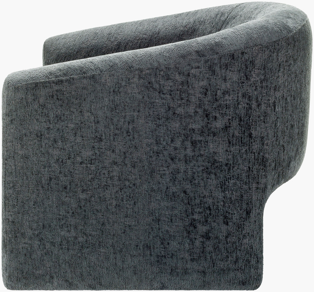 Cascadia Accent Chair profile view showing curved back