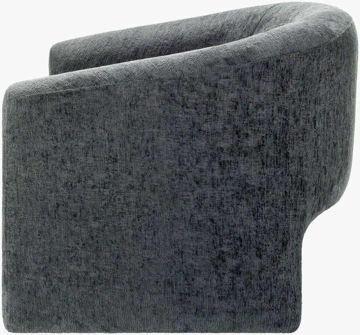 Cascadia Accent Chair profile view showing curved back