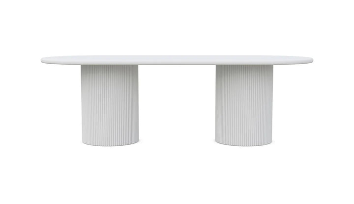 Palma | 96" Esstisch – Weiß
