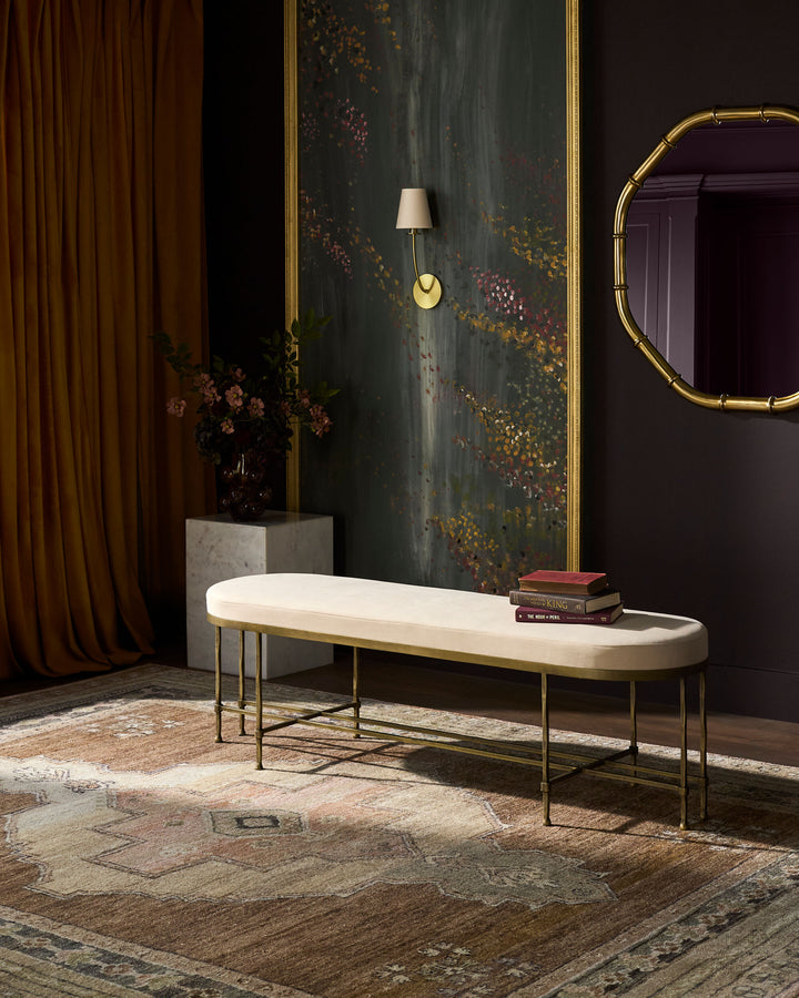 Engel Bench styled in a refined interior