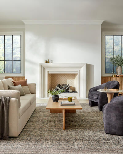Hatch Accent Chair styled in a warm modern living room