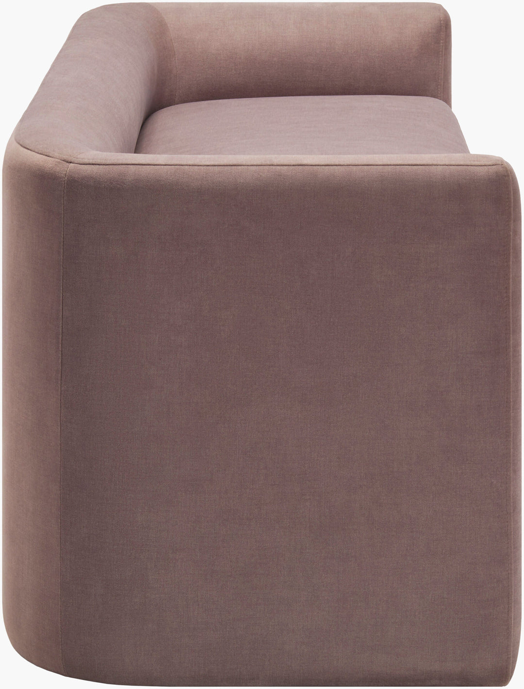 MaryAnn Bench profile view showing curved silhouette