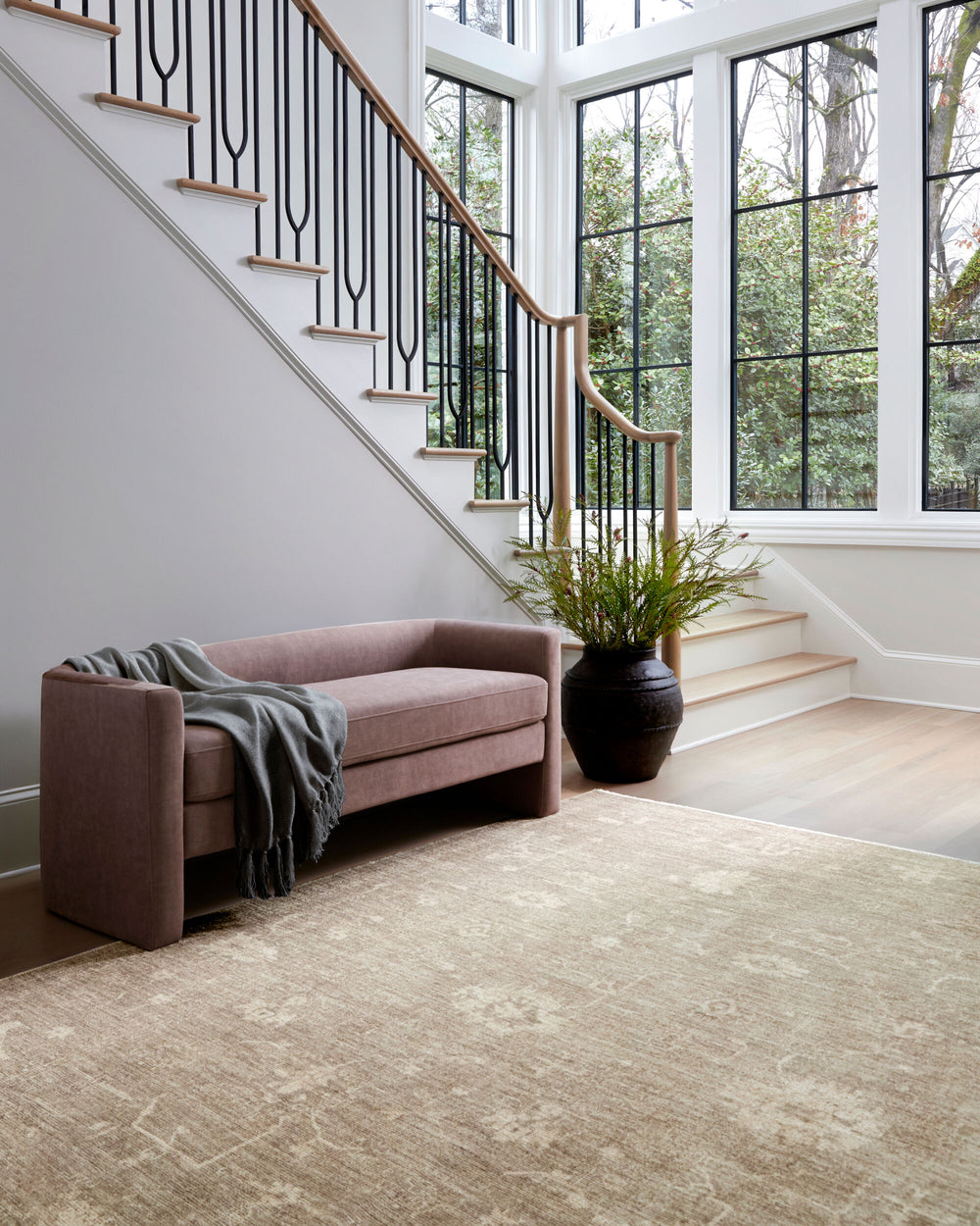 MaryAnn Bench styled in a furnished room