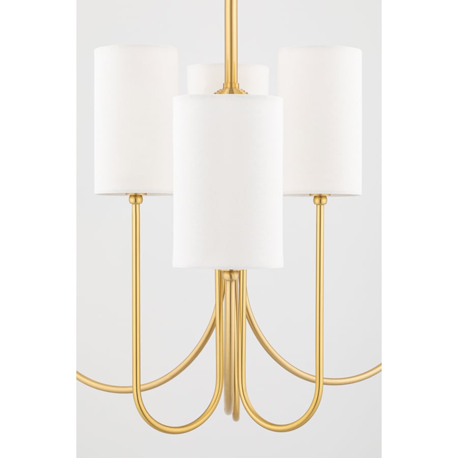 Hudson Valley Lighting Harlem 6 Light Pillar Candle Chandelier
