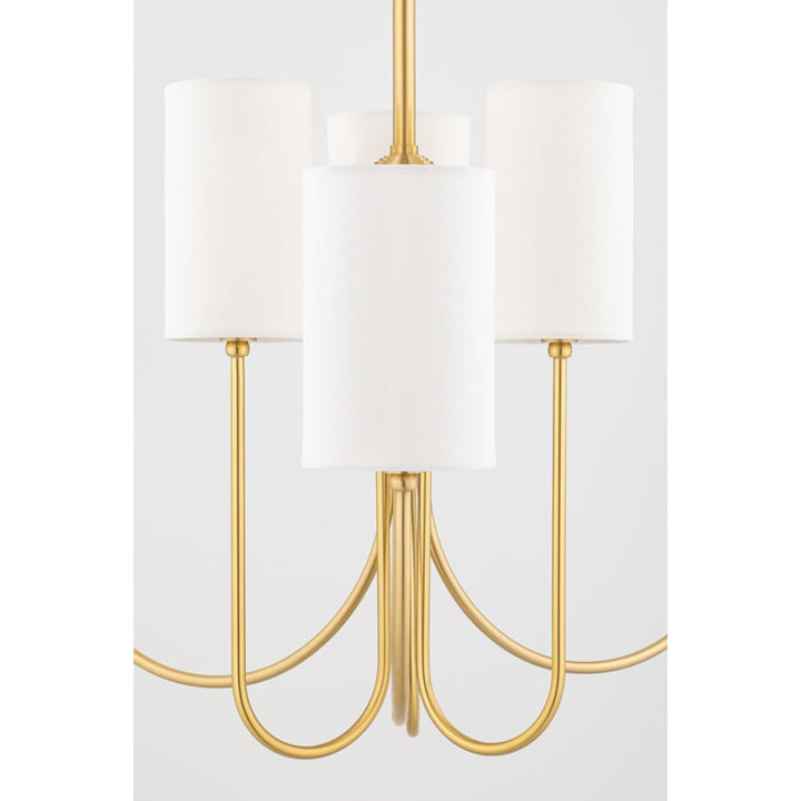 Hudson Valley Lighting Harlem 6 Light Pillar Candle Chandelier