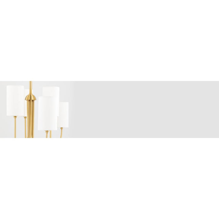 Hudson Valley Lighting Harlem 6 Light Pillar Candle Chandelier
