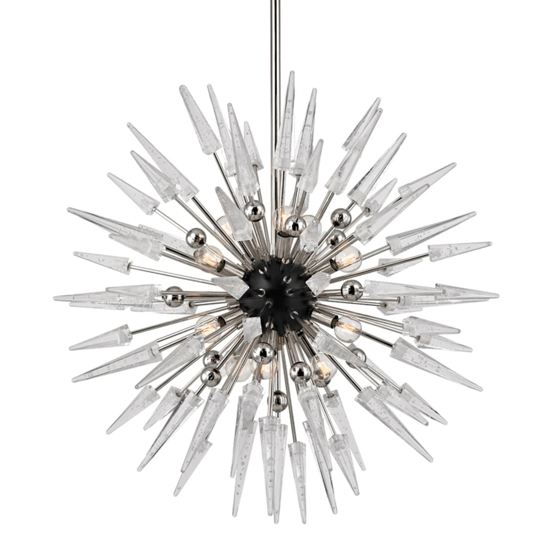 Sparta 12 Light 32" Wide Sputnik Chandelier - ARANZASU