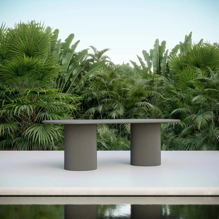 Palma | 96" Esstisch – Weiß