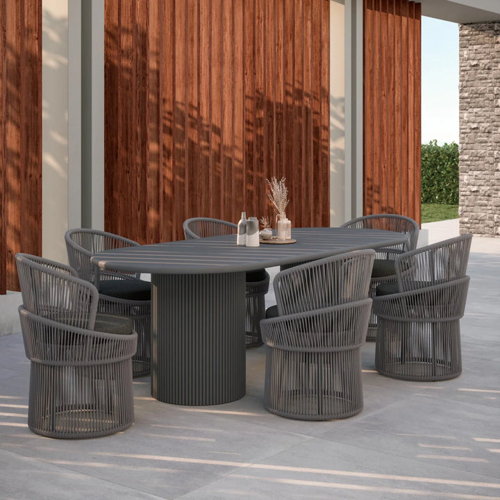 Palma | 96" Esstisch – Weiß