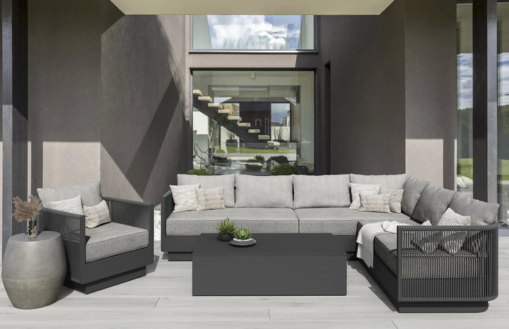 Porto | Coffee Table Granite Top - Charcoal