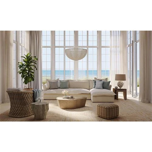 John-Richard Real Touch Hydrangeas French Concave Vase Faux Floral Arrangement