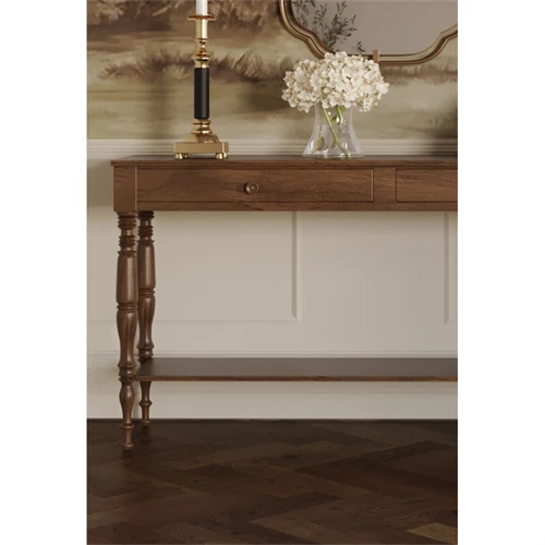 John-Richard Real Touch Hydrangeas French Concave Vase Faux Floral Arrangement