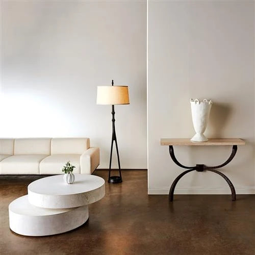 Dwell Studio Sea Star Coastal Beach Matte White Ceramic Table Vase