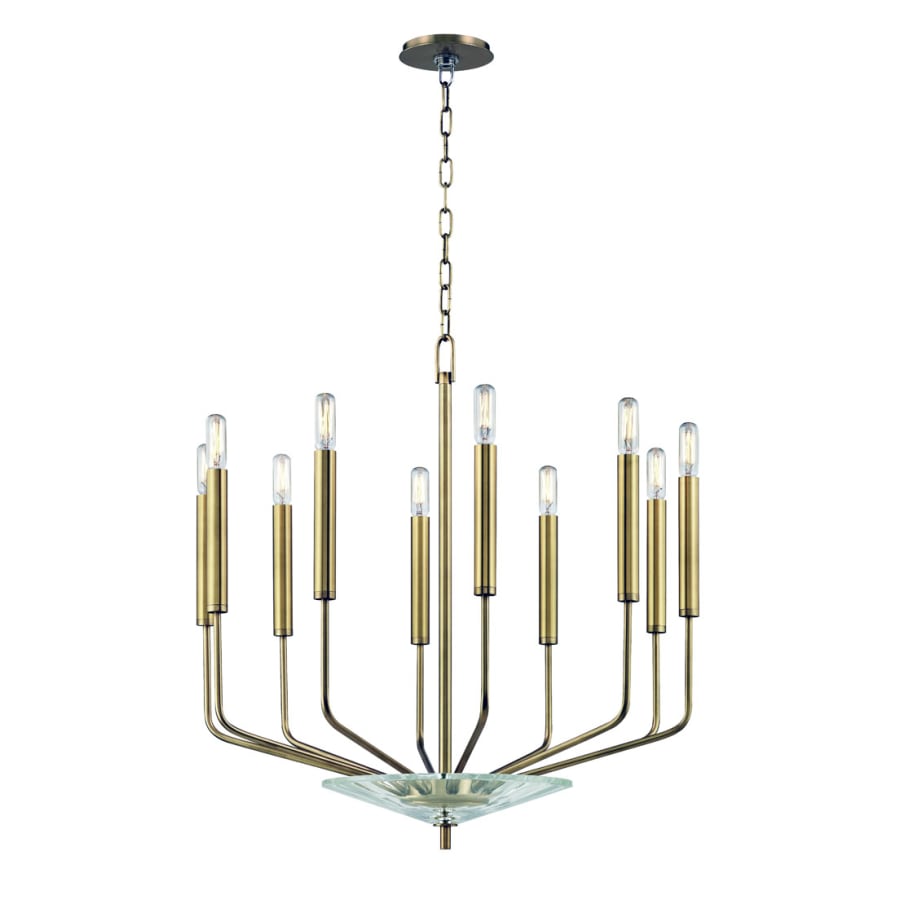 Hudson Valley Lighting Gideon 10 Light 24" Wide Crystal Chandelier - ARANZASU