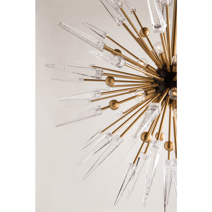 Sparta 12 Light 32" Wide Sputnik Chandelier - ARANZASU