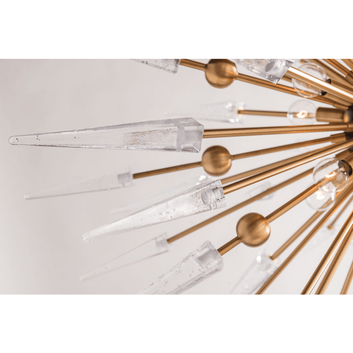 Sparta 12 Light 32" Wide Sputnik Chandelier - ARANZASU