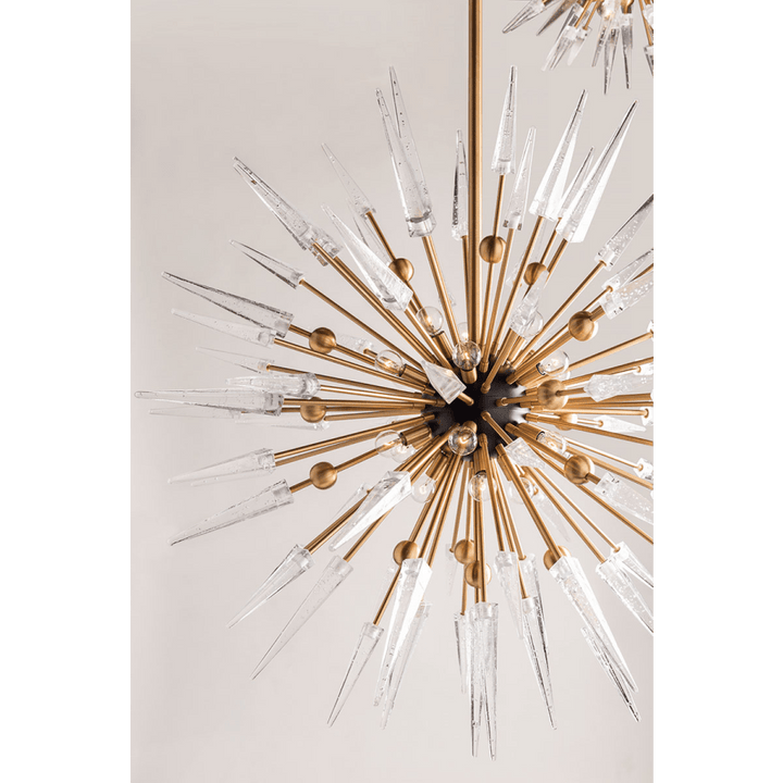 Sparta 12 Light 32" Wide Sputnik Chandelier - ARANZASU
