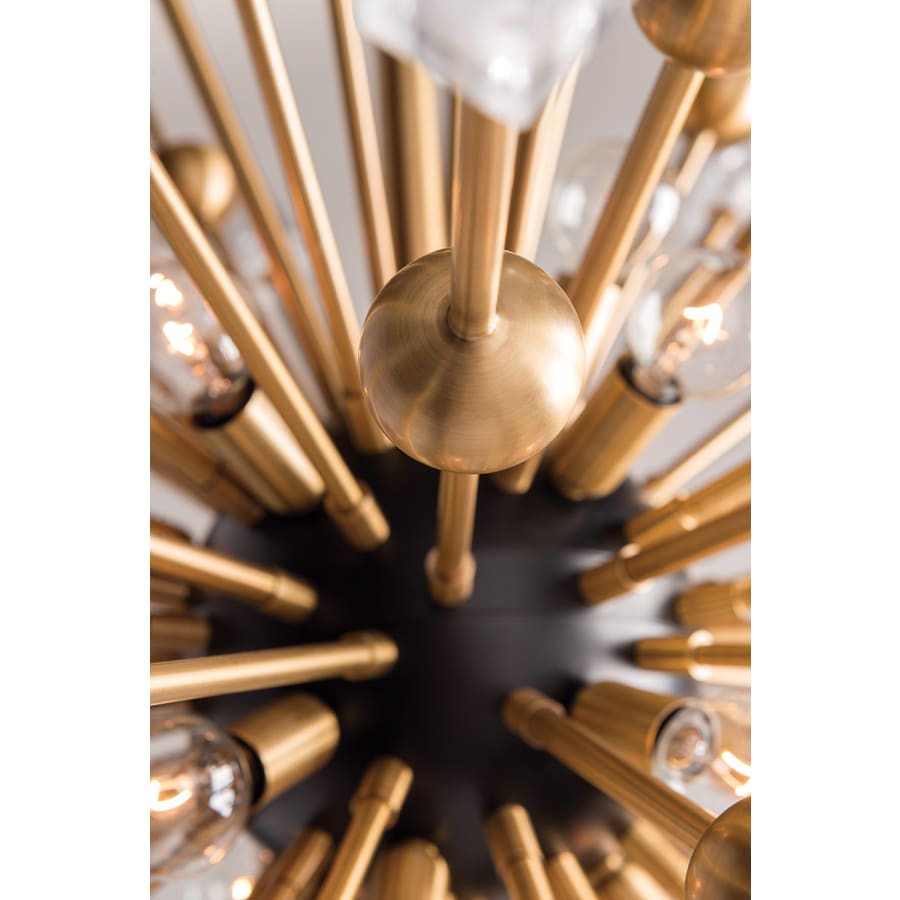 Sparta 12 Light 32" Wide Sputnik Chandelier - ARANZASU
