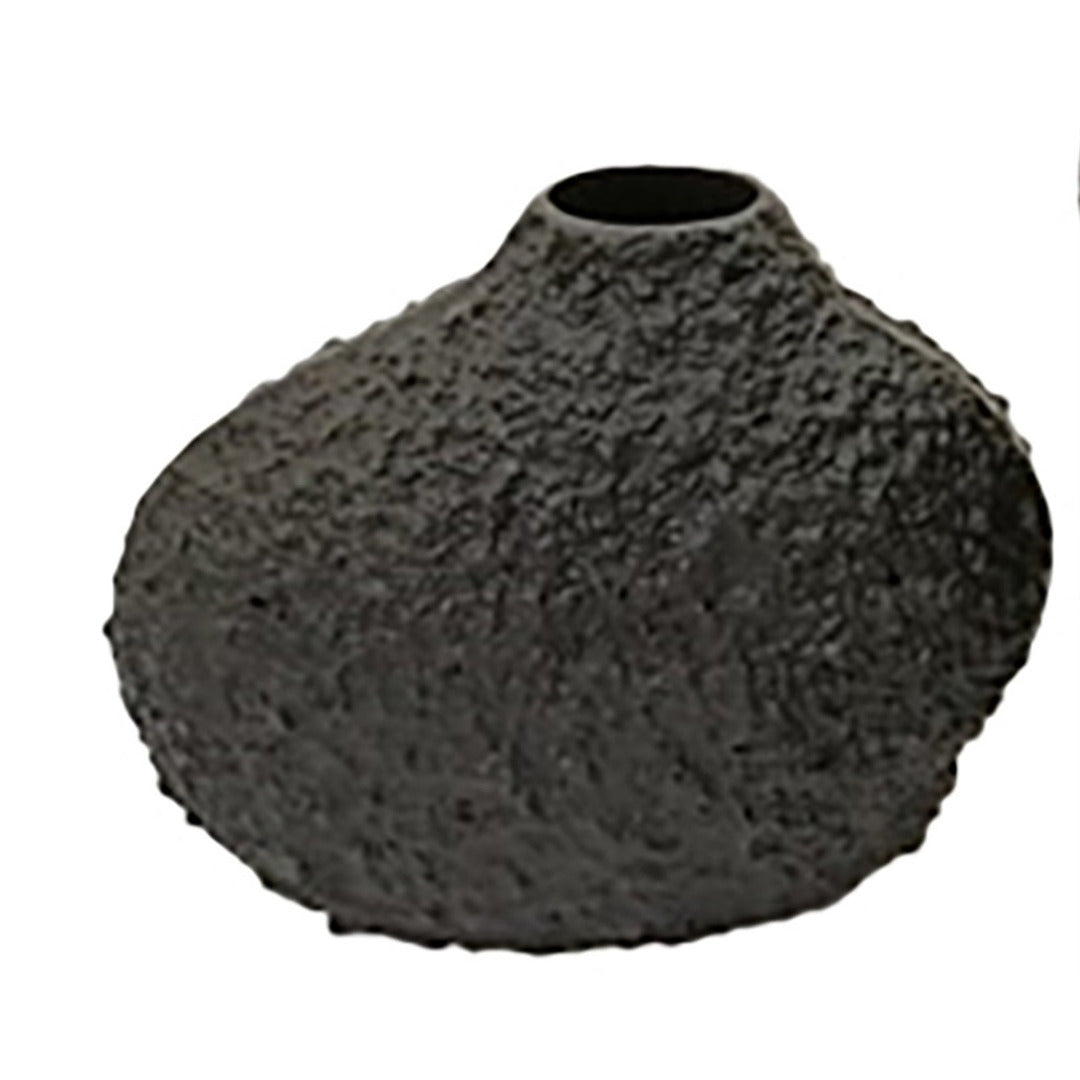 Small aluminum base with texture on a white background