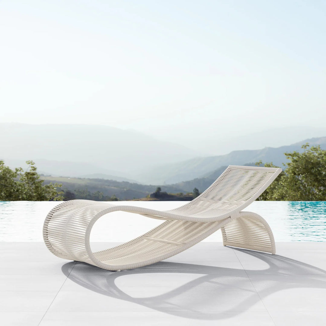 Wave | Chaise Lounge - Birch
